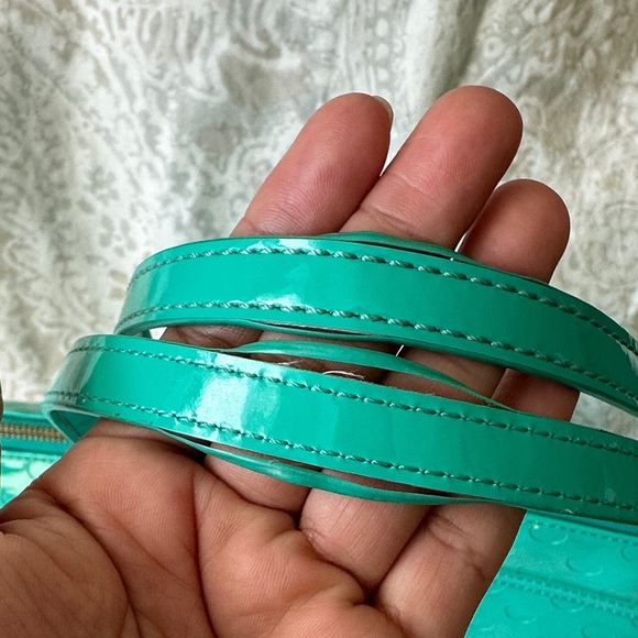 Kate Spade Turquoise Glossy Tote - Picture 3 of 13